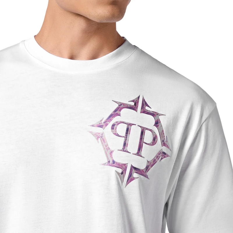 Philipp Plein T-Shirt T-Shirt Chrome weiss(Image 3)