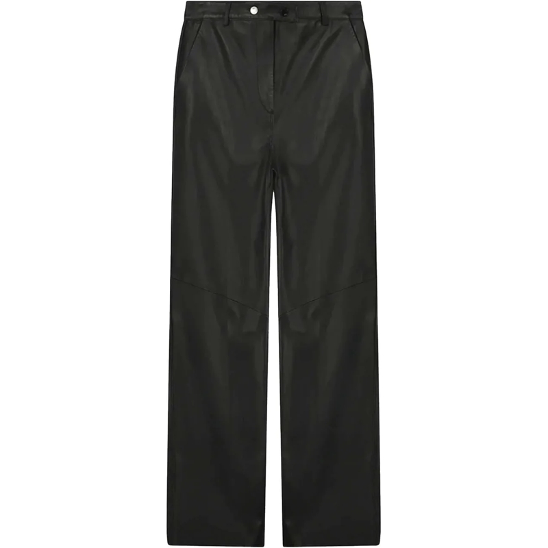 STUDIO AR  Studio Ar Glory Leren Broeken Zwart Glory Black schwarz