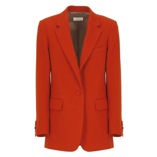 Dries Van Noten Blazer Orange Wool Blazer Orange