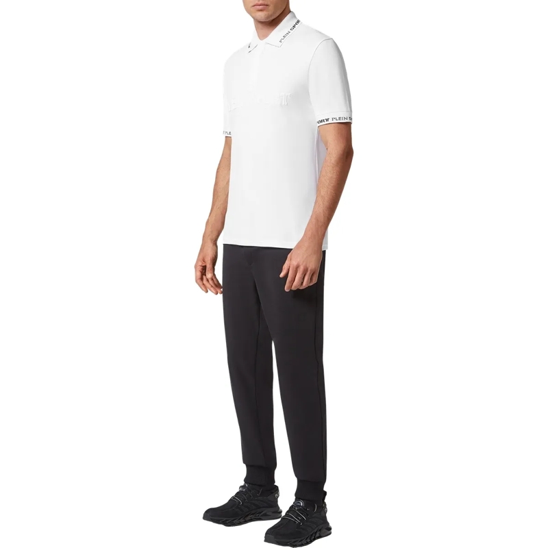 Plein Sport Top Poloshirt Statement weiss(Image 4)
