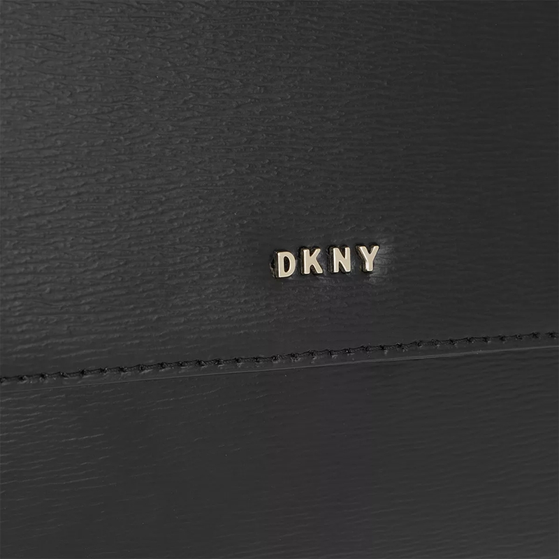 DKNY Crossbody Bag Bryant Md Flap Crossbody Black Gold(Image 5)