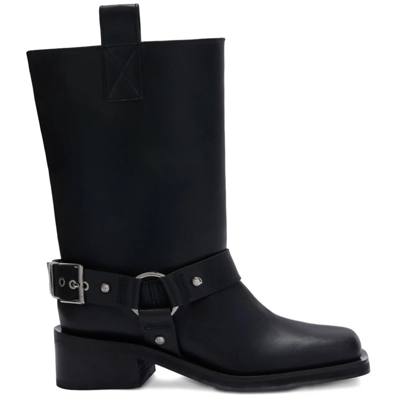 GANNI Stiefel Boots Black schwarz