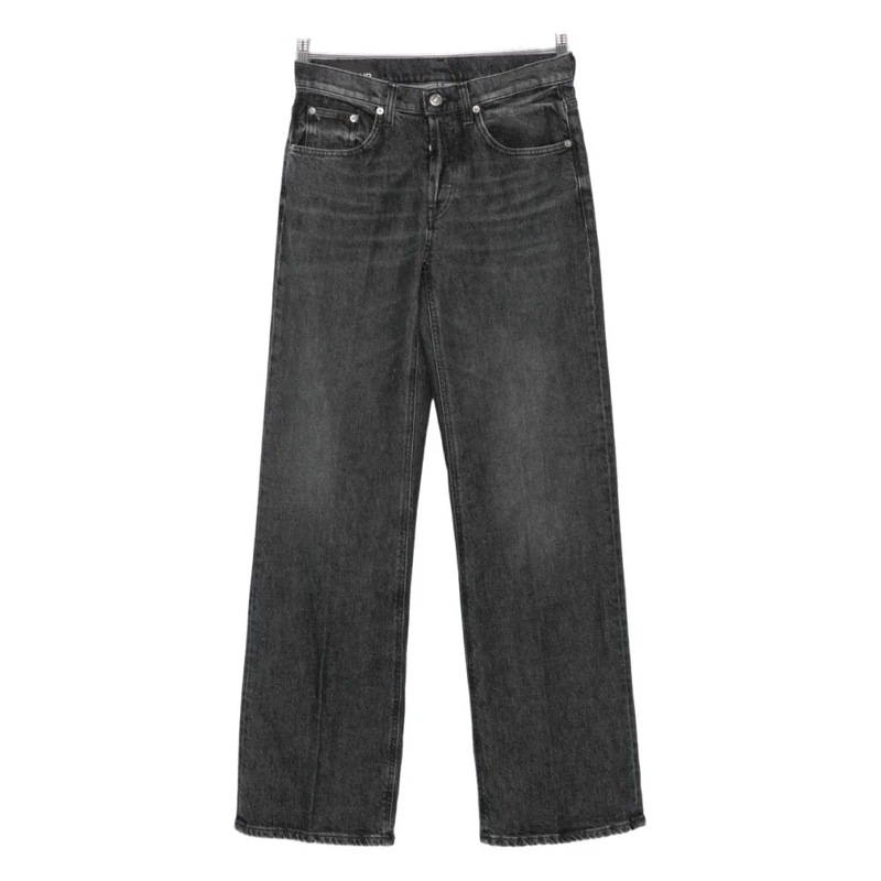 Dondup Jeans Nero Relaxed-Fit Jeans With Five-Pocket Design Black