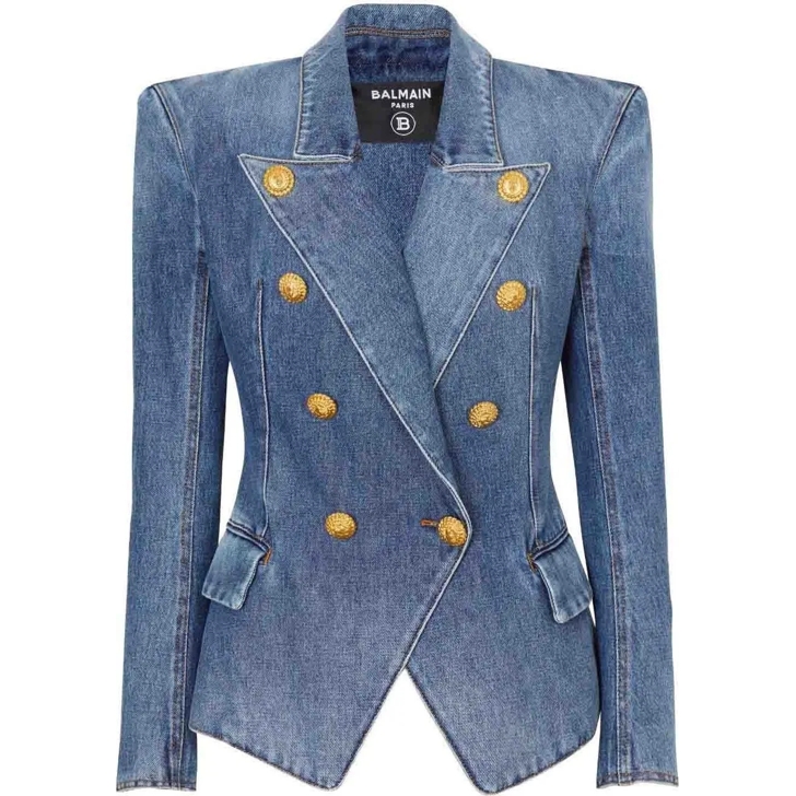 Balmain Jackets Blue blau