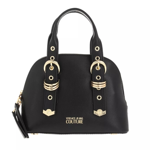Versace Jeans Couture Multirings Small Bugatti Bag Black Crossbody Bag