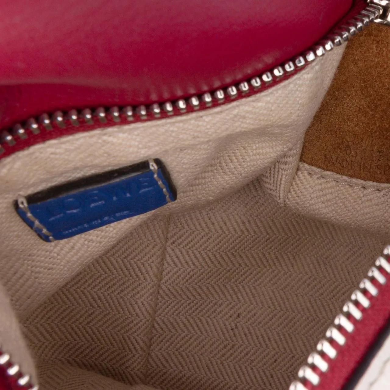 Thumbnail - Loewe Hobo Bags - Mini Calfskin Zigzag Puzzle Edge Satchel - Gr. unisize - in Weiß - für Damen