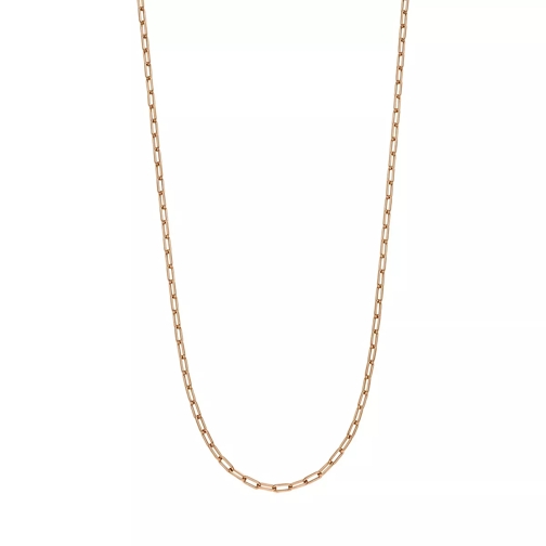 Leaf Necklace Cube 45cm, silver rose gold plate Kurze Halskette