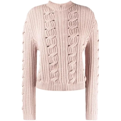 Lorena Antoniazzi Cable-Knit Long-Sleeved Knitwear Jumper Neutrals 