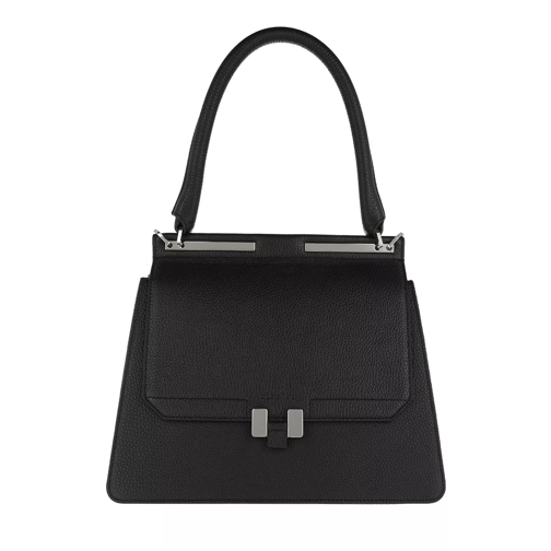Maison Hēroïne Marlene Tablet Handle Bag Black/Black Lavagna/Silver Cartable
