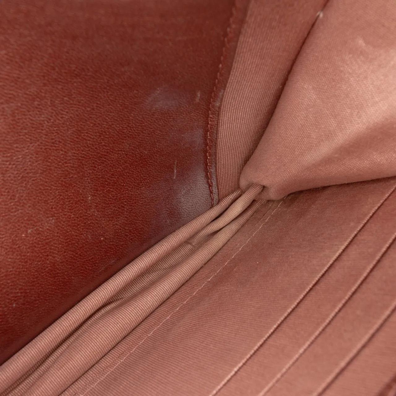 Thumbnail - Chanel Hobo Bags - CC Quilted Metallic Lambskin Enamel Wallet On Chai - Gr. unisize - in Braun - für Damen