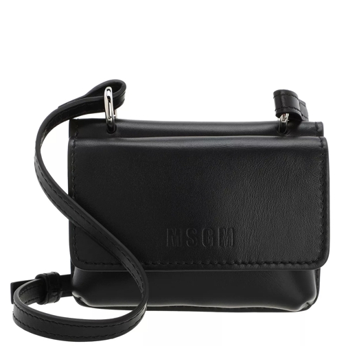 MSGM Crossbody Bag Black Micro borsa