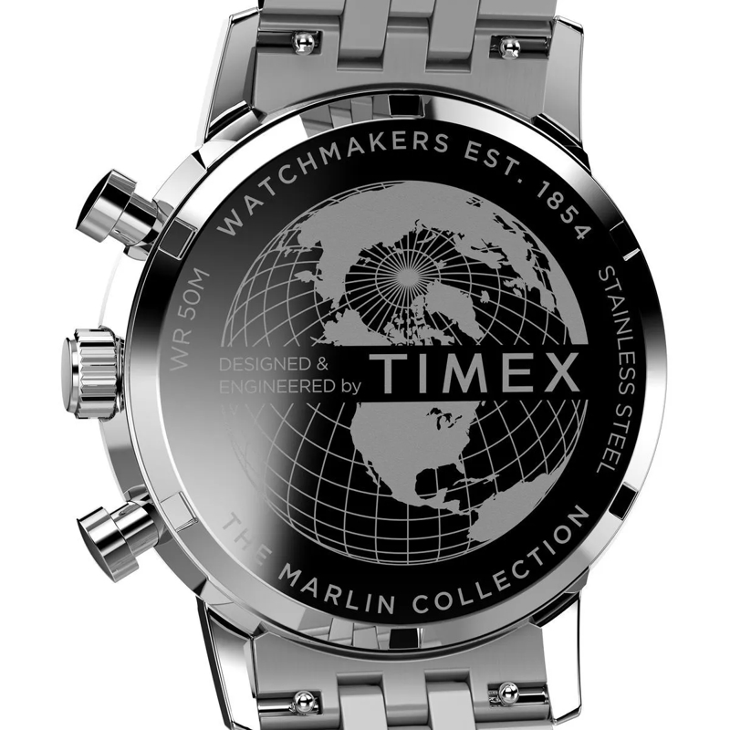 Timex Chronograph Quartz Chronograph Watch Marlinâ® silber(Image 4)
