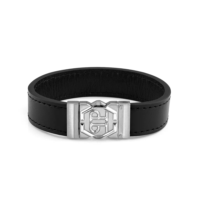 Philipp Plein Armband Armband Hexagon Tactical Buckle silber