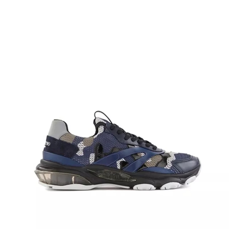 Valentino Garavani Low-Top-Sneaker Blue Bounce Sneakers Blue