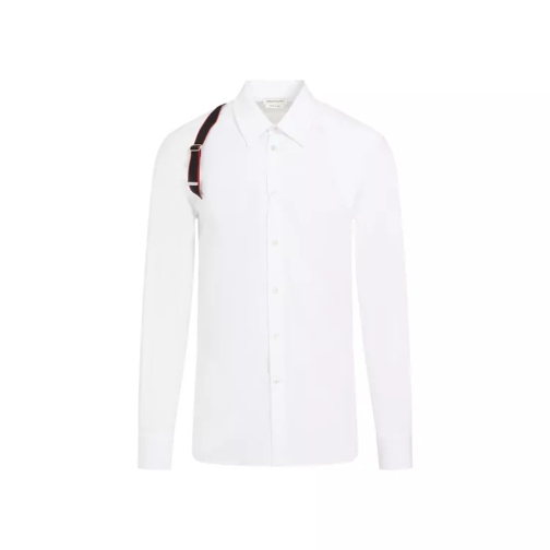 Alexander McQueen Harness White Cotton Shirt White 