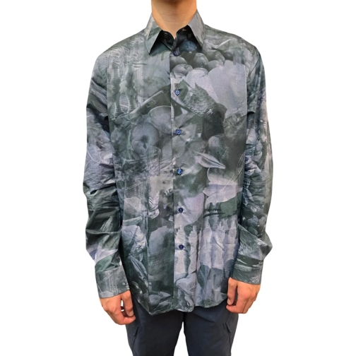 Paul Smith Hauts décontractés Chemise print Photo Fruits bleu vert M1R 901U N024 mehrfarbig