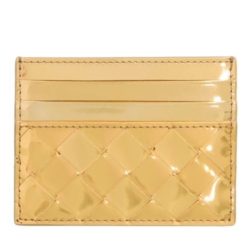 Bottega Veneta Kaartenhouder Credit Card Case Gold / Brass