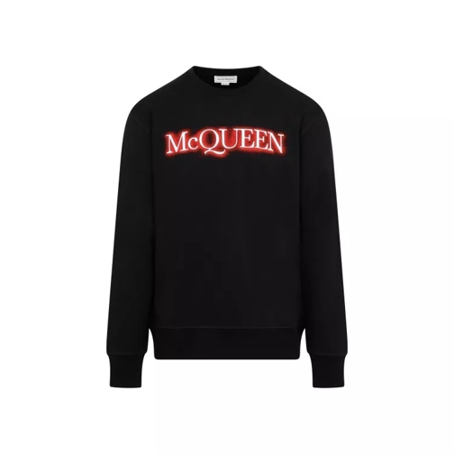 Alexander McQueen Black Cotton Sweatshirt Black 