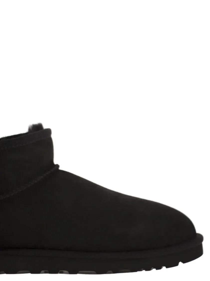 Thumbnail - UGG Stiefel - Classic Ultra Mini - Sheepskin Boot - Gr. 9 - in Schwarz - für Damen