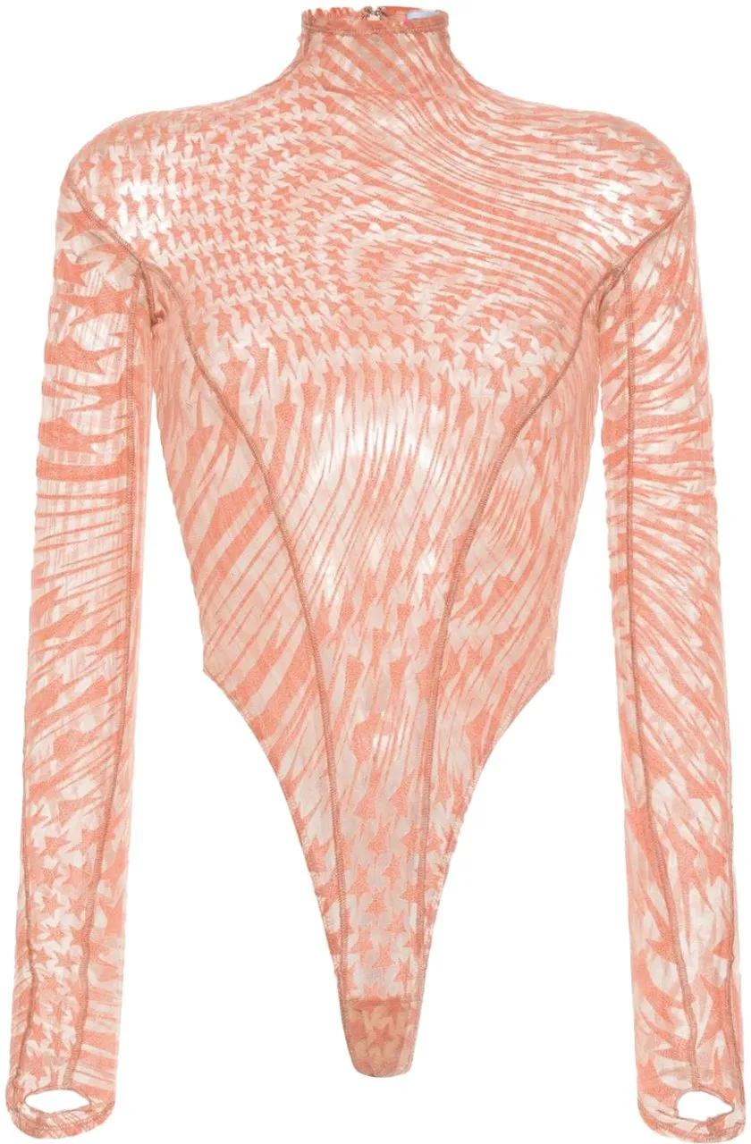 Thumbnail - Mugler - Top Dark Blushnude - Größe 38 - rosa