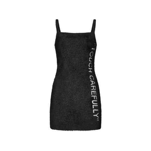 Off-White Touch Carefully Mini Dress Black Mini abiti