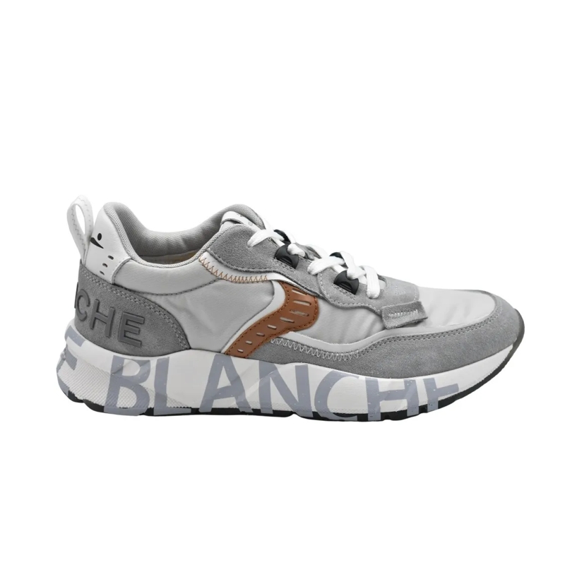 Voile Blanche Lage-top sneaker Laced Sneakers In Grey-Brown Combination Grey