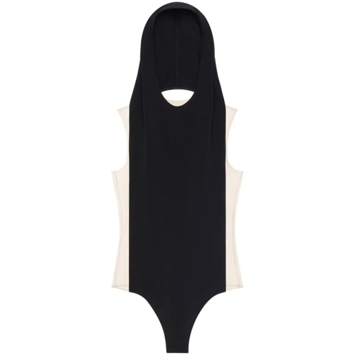 Courrèges  Black Hooded Bodysuit Black