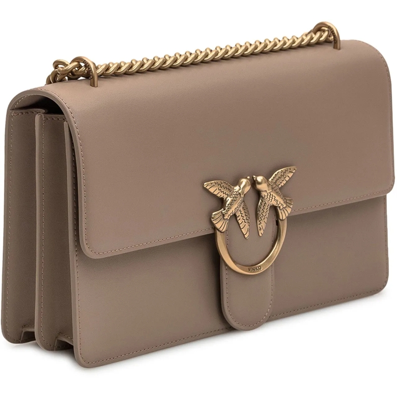Pinko Schultertasche Borsa Love One Classic taupe(Image 3)