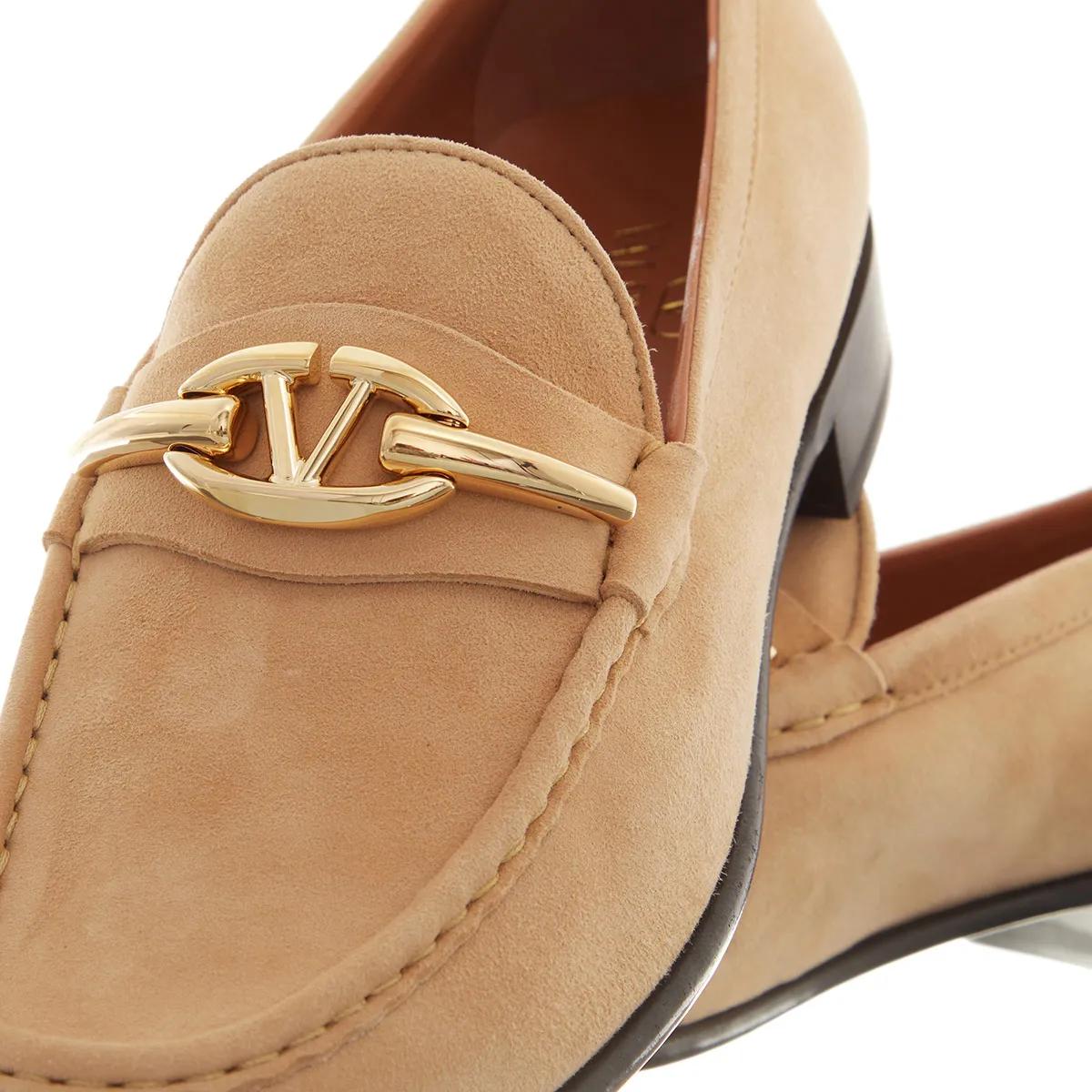 Valentino Garavani Loafers Loafer Vlogo Gate in beige