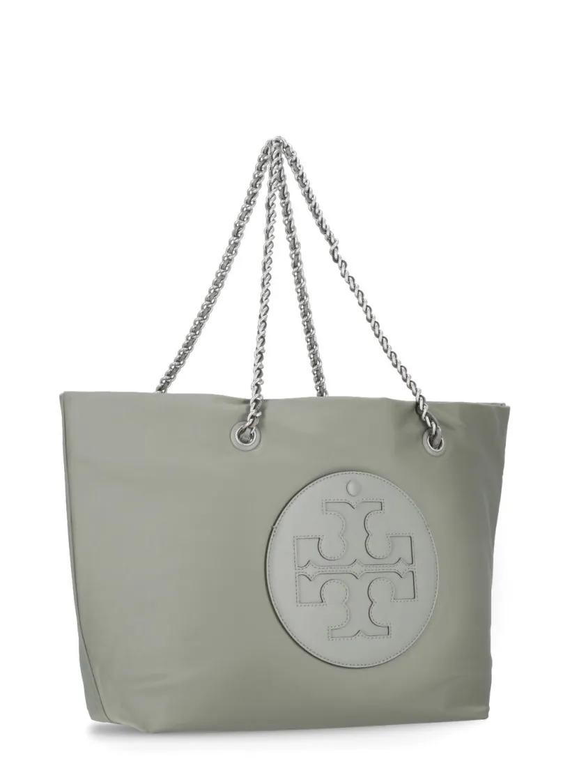 TORY BURCH Shoppers & Totes Ella Chain Shopping Bag in grijs