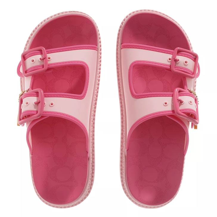 Coach Lucy Rubber Sandal Carnation Slide