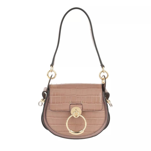Chloé Tess Shoulder Bag Leather Woodrose Crossbody Bag