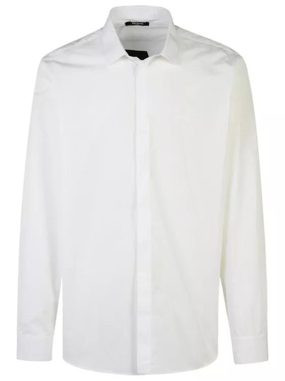 Balmain - White Cotton Shirt - Größe 42 - white