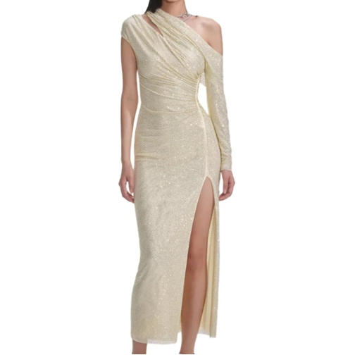 Self Portrait Robes midi Self-portrait Dresses Yellow gelb (Image 2)