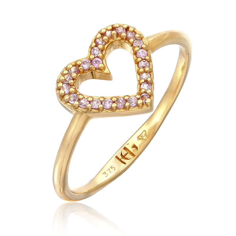 Haze & Glory Ring Ring Herz - I heart you 375 Gelbgold gold