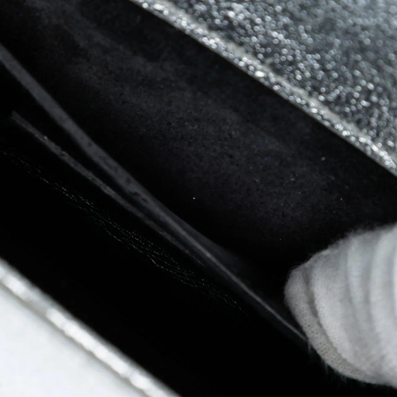 Thumbnail - Saint Laurent Hobo Bags - Small Metallic Calfskin Classic Monogram Kate Cros - Gr. unisize - in Silber - für Damen