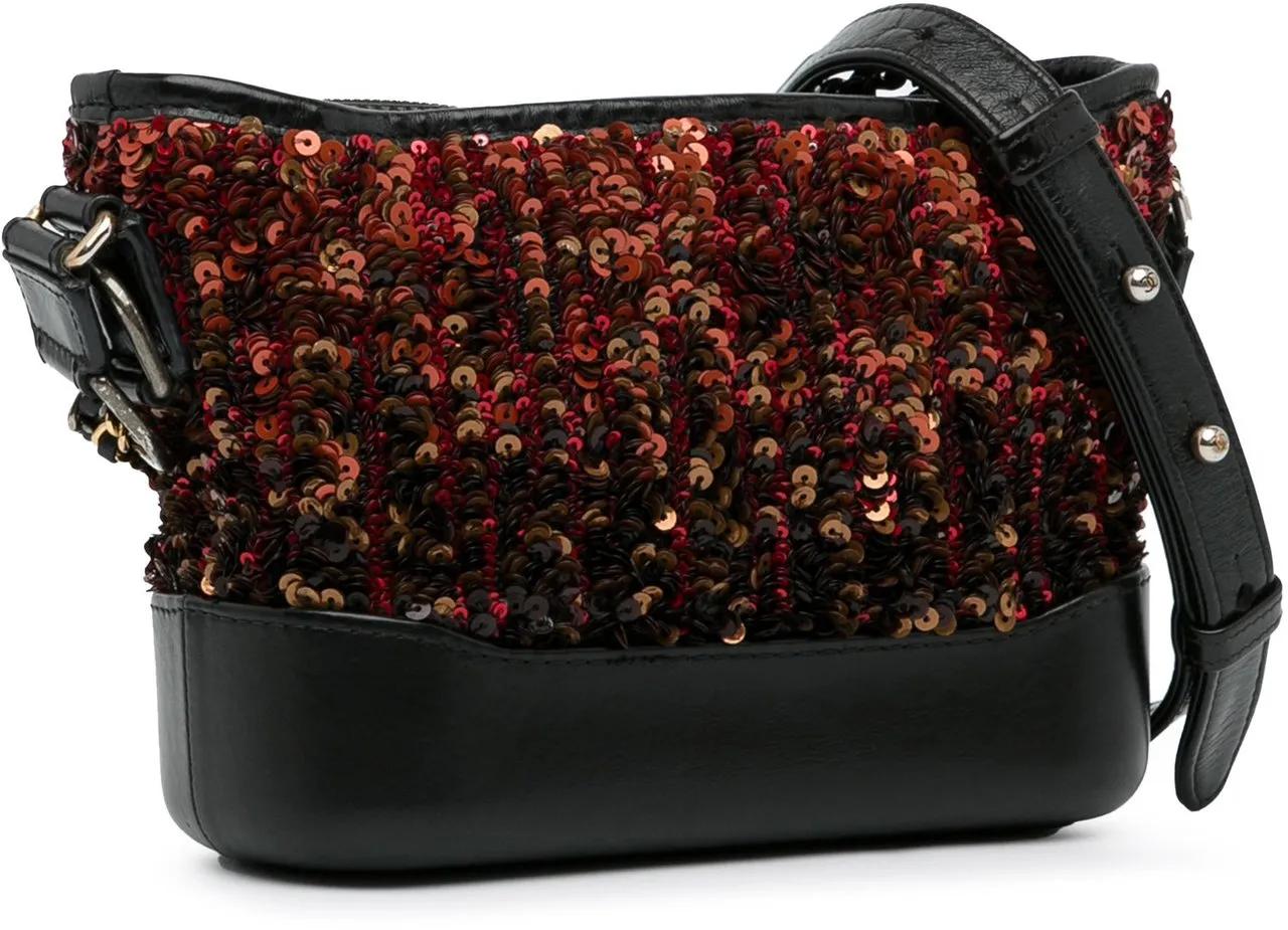 Thumbnail - Chanel Hobo Bags - 2018-2019 Small Sequin Gabrielle Crossbody - Gr. unisize - in Braun - für Damen