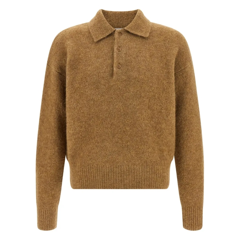 AMI Paris Polo shirt 'Ami' Polo Shirt Brown