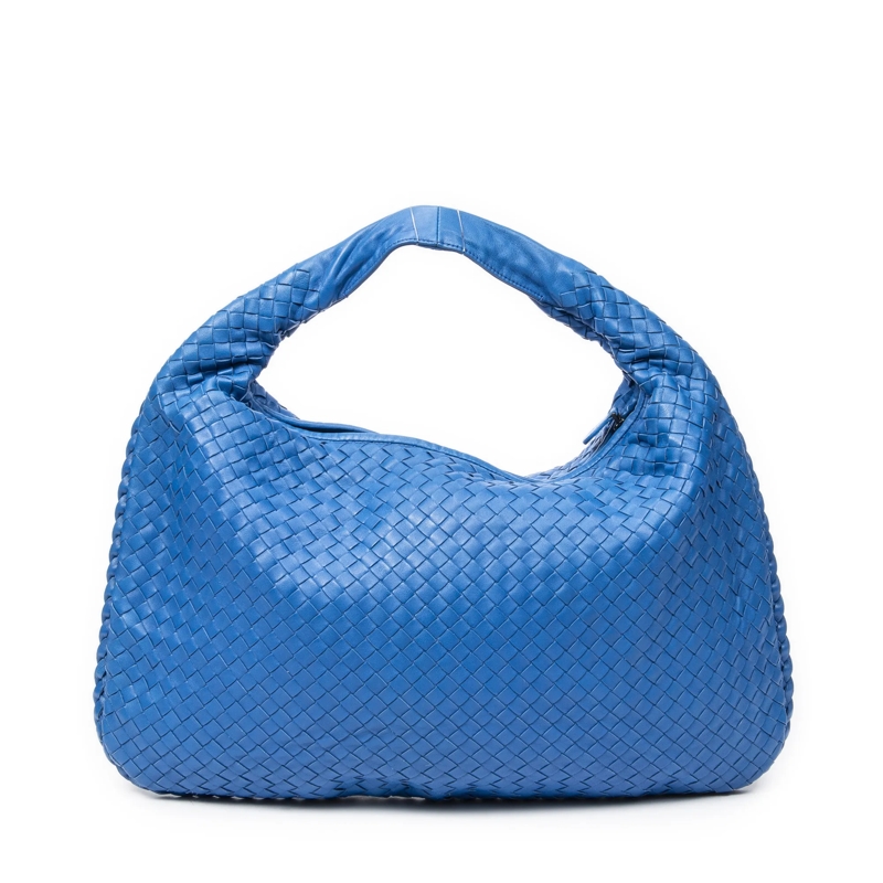 Bottega Veneta Crossbody Bag Large Veneta Hobo blau