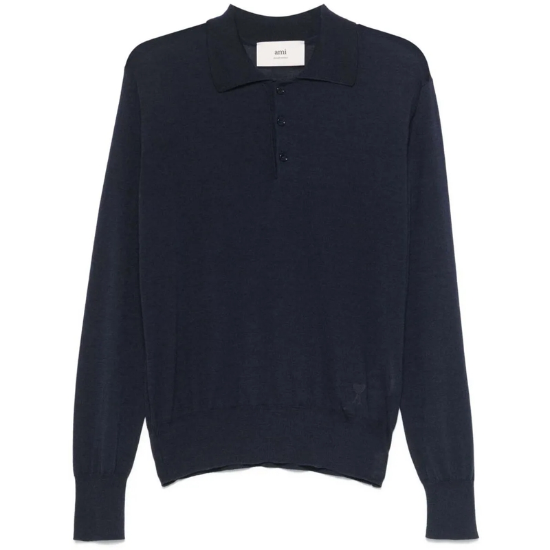 AMI Paris Polohemd T-Shirts And Polos Blue blau