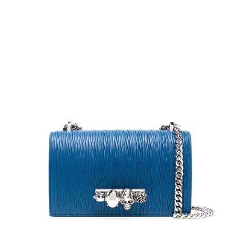 Alexander McQueen The Four Ring Blue Shoulder Bag Blue Sac à bandoulière