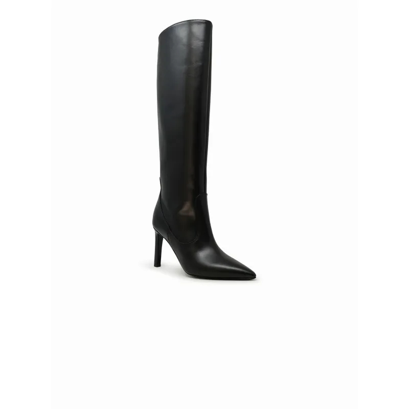 P.A.R.O.S.H. Bottes Anshoe Black Leather Boots Black