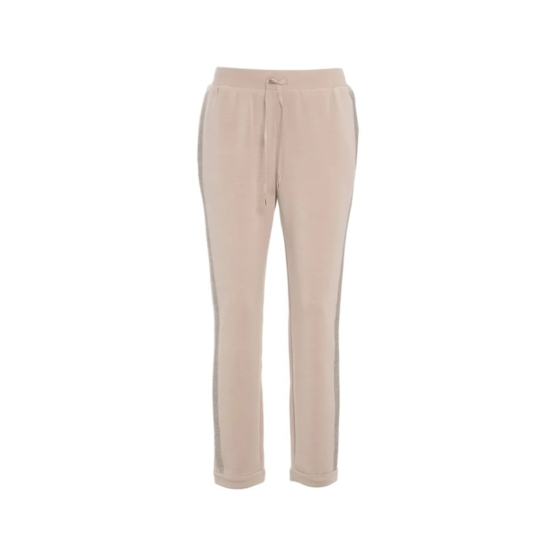 LIU JO joggingbroek Soft Fabric Jogging Pants With Drawstring Neutrals
