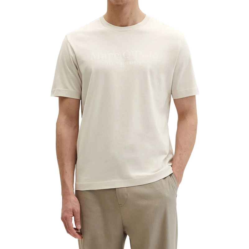 Marc O´Polo Hemd T-Shirt Short Sleeve 1er Pack greige(Image 2)