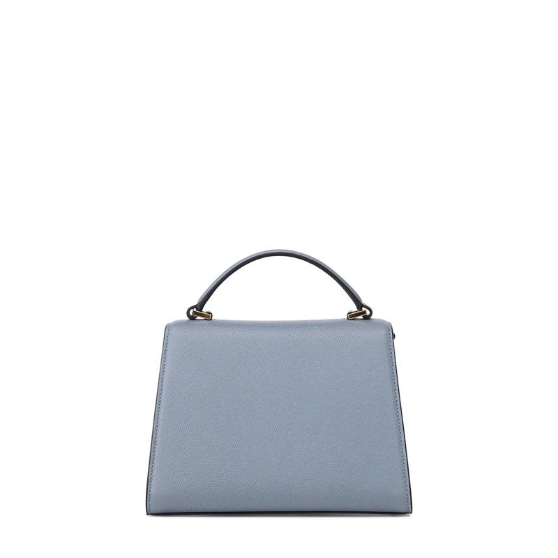 Valentino Garavani Crossbody Bag Kleine Handtasche aus Genarbtem Kalbsleder blau(Image 2)