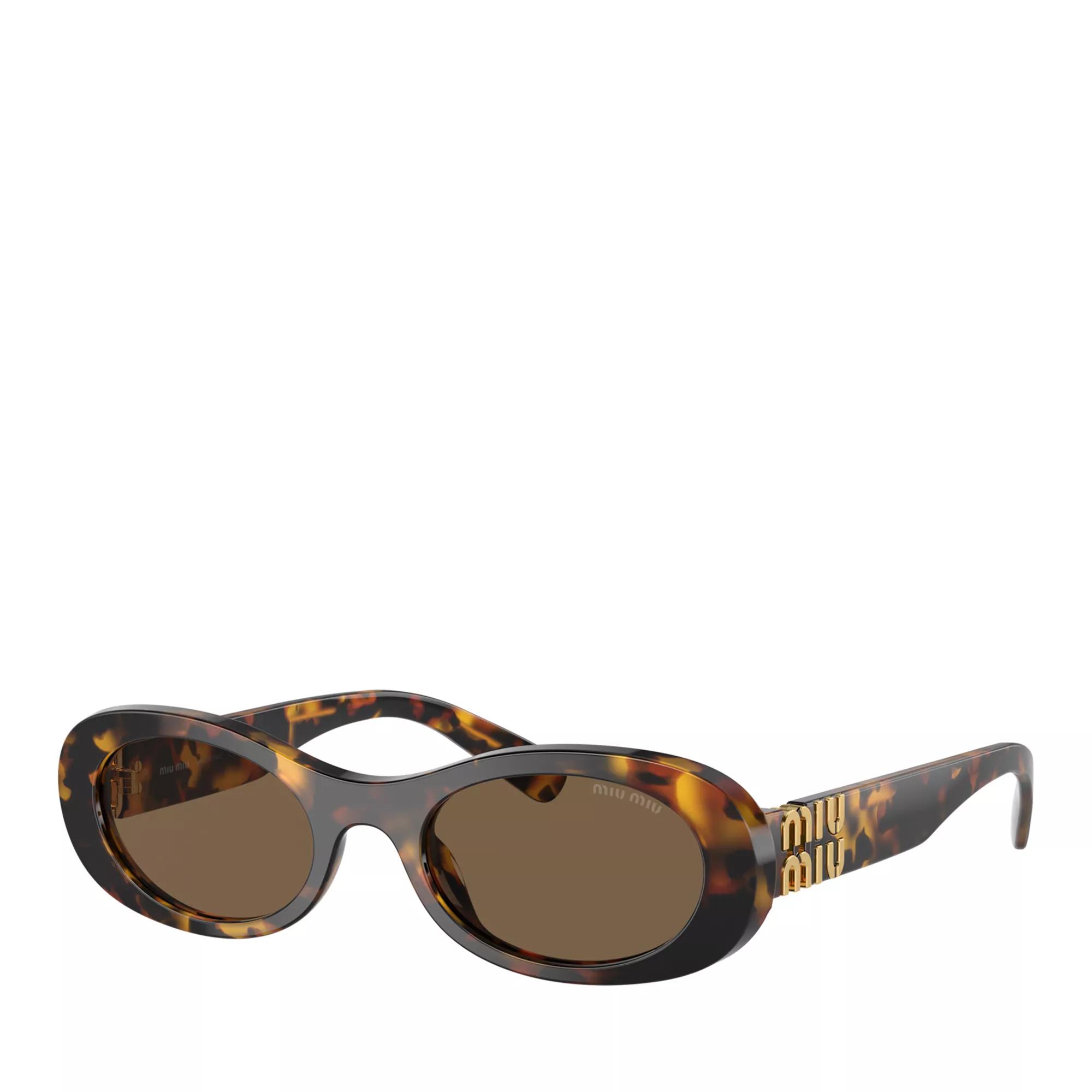 Miu Miu Sonnenbrille - 0MU 06ZS - Gr. unisize - in Braun - für Damen