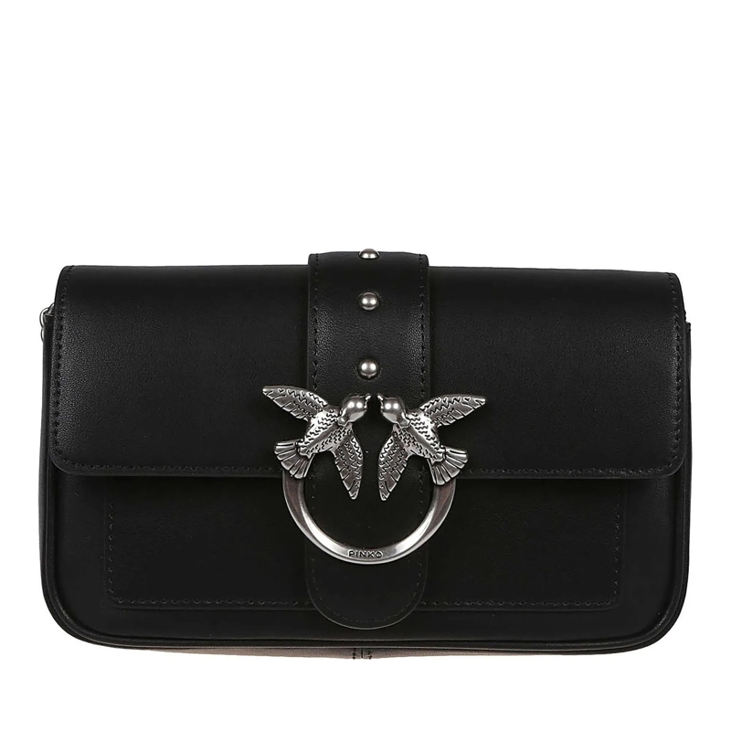 Pinko Tote Love One Pocket Simply Bag Black schwarz