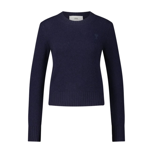 AMI Paris Kaschmir-Pullover Navy Maglione