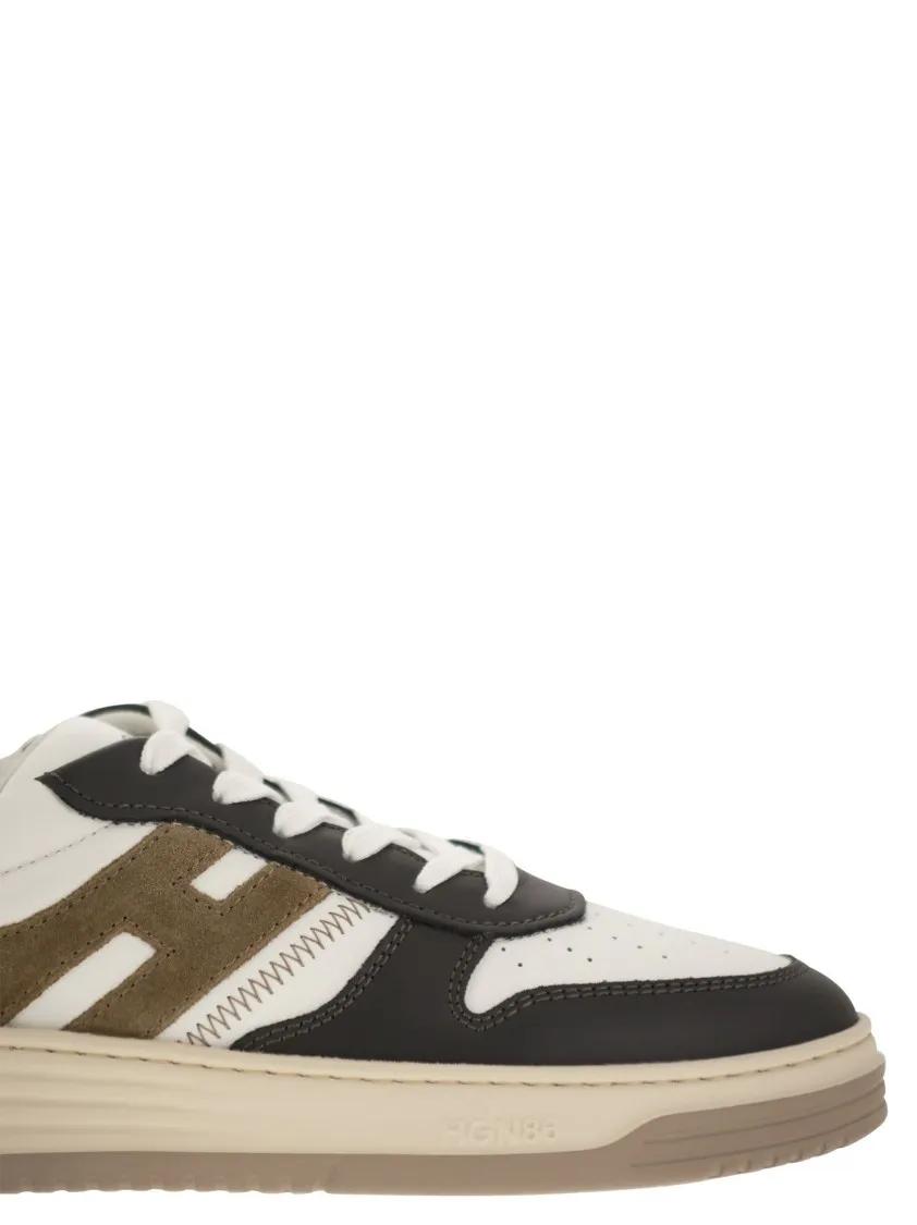 Thumbnail - Hogan Low-Top Sneaker - H630 - Leather Lace-Up Trainers - Gr. 10 - in Bunt - für Damen