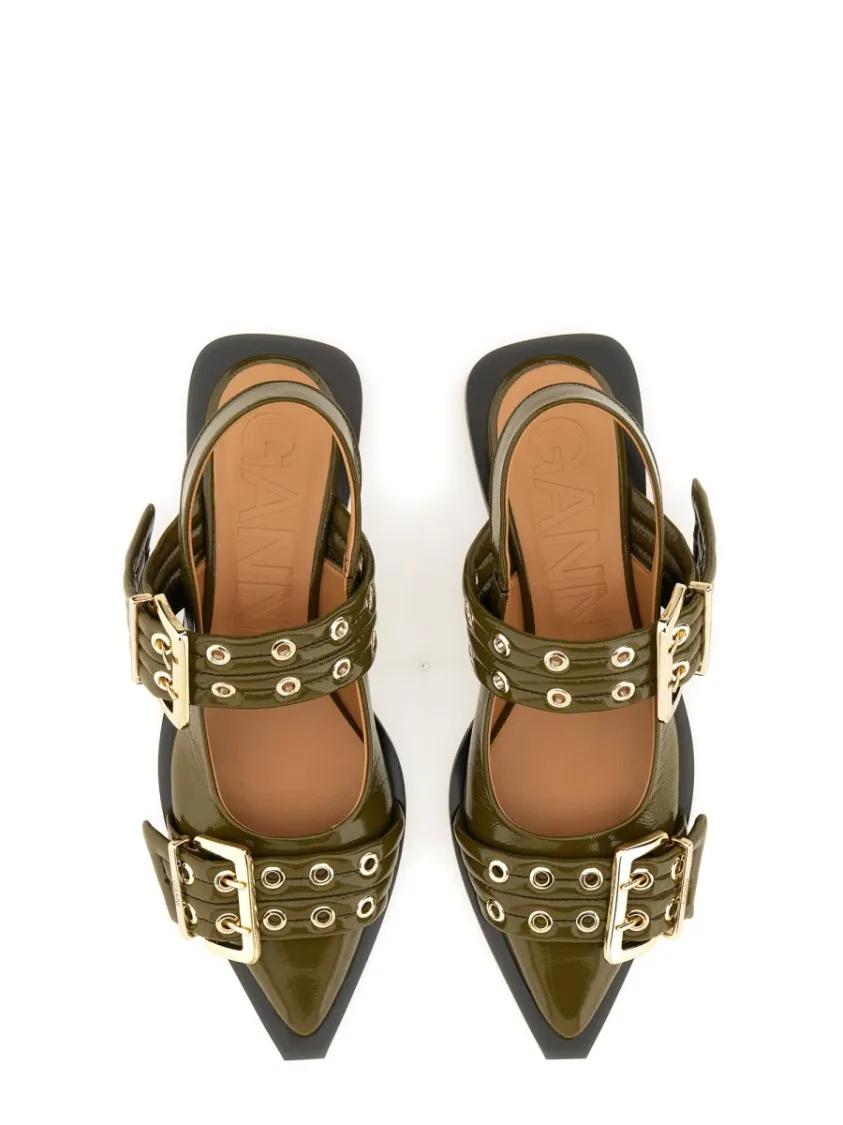 Thumbnail - Ballerina With Buckle - Gr. 38 (EU) - in Grün